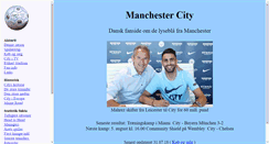 Desktop Screenshot of mancity.dk