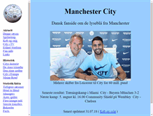 Tablet Screenshot of mancity.dk